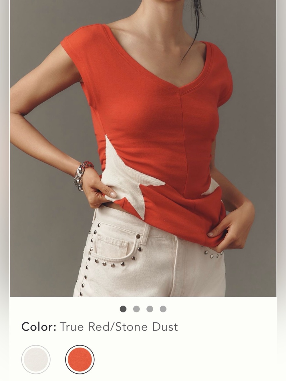 Anthropologie Maeve Star Shirt